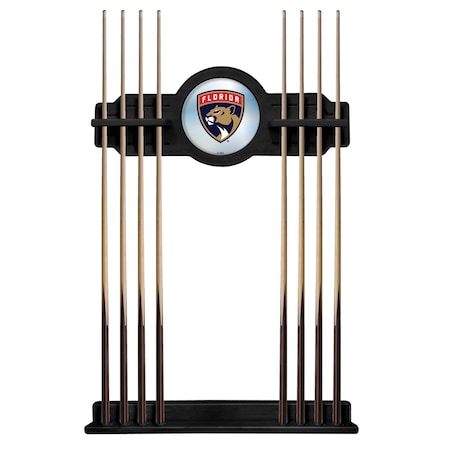 Holland Bar Stool Co Florida Panthers Cue Rack in Black Finish CueBKFlaPan