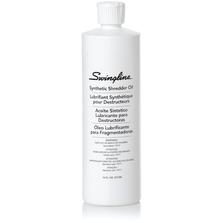 Swingline Gbc Shredder Oil, 16 oz, Bottle, Synthetic, Brown 1760049A