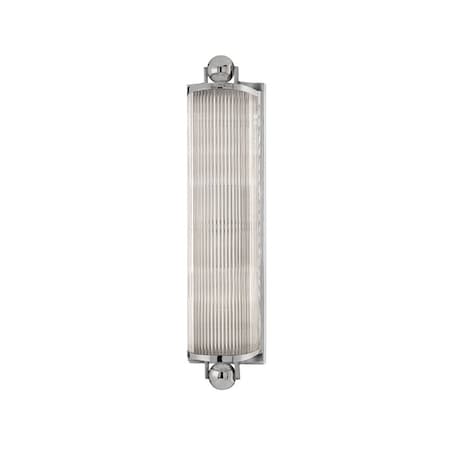 Hudson Valley Lighting Mclean 2 Light Bath And Vanity 19 In. Polished Nickel 852-PN