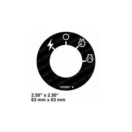 Genie REPLACEMENT DECAL-KEY IGNITION, 8/10K 1253091GT