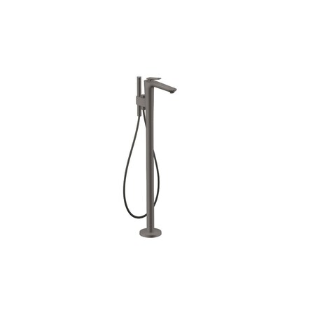 Axor Citterio C Freestanding Tub Filler Trim with 1.75gpm Handshower in Brushed Black Chrome 49440341