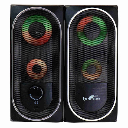 Befree Sound 2.0 Computer Gaming Speakers with LED RGB Lights BFS-06
