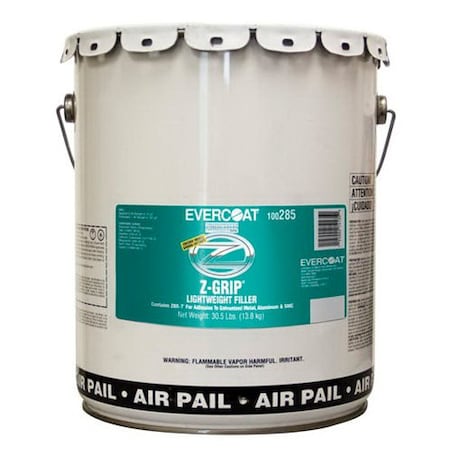Evercoat Z-GRIP Performance Lightweight Body Filler, 5 Gallon Pail-Air 100285