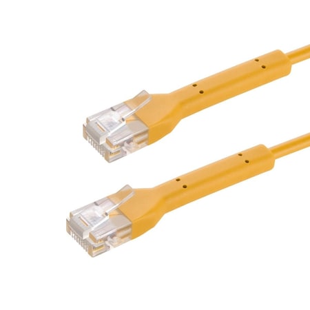 Monoprice Cat6 Ethernet Patch Cable - Bendable UTP 28AWG 5ft Yellow 49061
