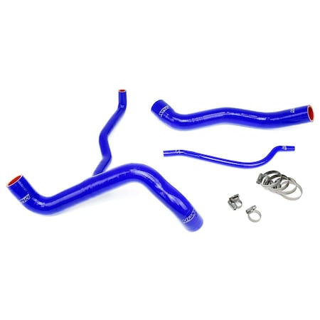 Hps Performance High Temp Reinforced Silicone Radiator Coolant Hose Kit, Blue,  57-1304-BLUE
