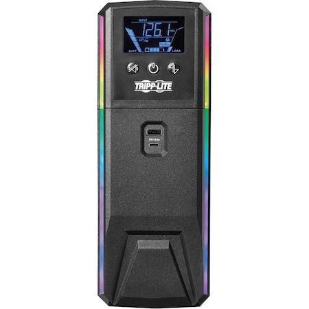 Tripp Lite UPS System, 600VA, Line Interactive, Out: 120V In: 120V AC SMART600PSGLCD