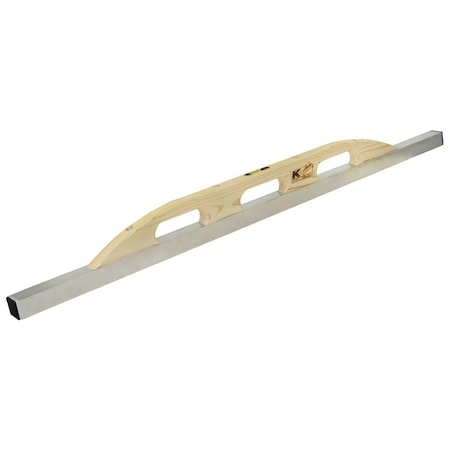 Kraft Tool Kraft Tools 12' BuckEye Straightedge 1-1/2"x 1-1/2" with Level Vial Handle CC896