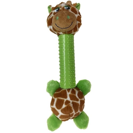 Pet Park Blvd Dog Toy, L in, Sillies Giraffe, Brown/Green US2207 11