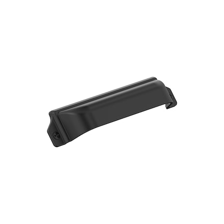 Amerock Haven 3 inch or 3-3/4 inch (76mm or 96mm) Center-to-Center Matte Black Cabinet Cup Pull, 25PK 25VMP37180MB