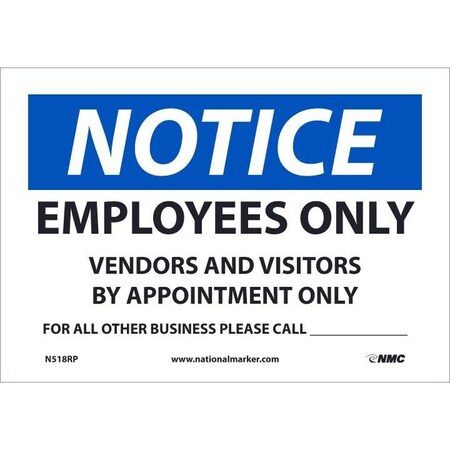 Nmc Notice Employees Only Call, N518PR N518PR