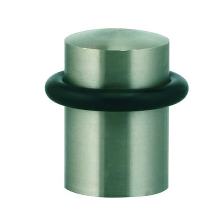 Omnia 1-1/4in Floor Door Stop Satin Stainless Steel Finish 7001.32D