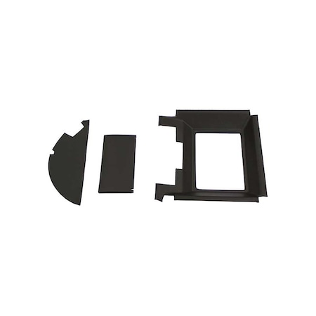 K&M Mfg Complete Headliner Kit for John Deere 30-40 Series 4WD Tractors Black Vinyl 4509