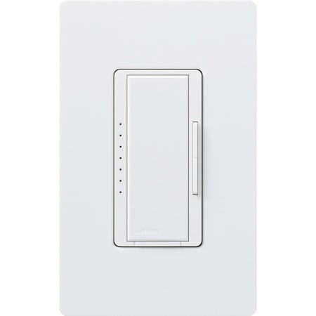 Lutron Dimmer, Maestro, CFL/LED, Light Almond MACL-153M-LA