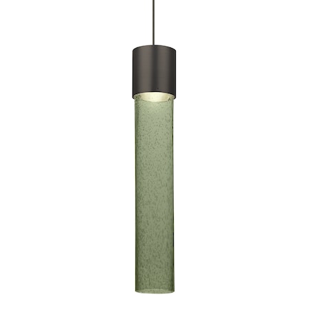 Besa Lighting Besa Wanda 12 Pendant, Moss Bubble, Bronze Finish, 1x 3W LED 1XT-WAND12MS-LED-BR