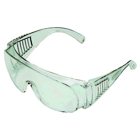 Msa Safety SAFETY WORKS OvertheGlass Safety Glasses, Clear Frame 817691