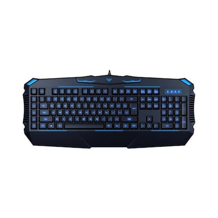 Aula LED Backlight USB Wired Gaming Mechanical Keyboard - Black DRAGON ABYSS SI-863
