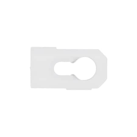 Auveco Moulding Clip For Landau Top - White Nylon, 100PK 10632