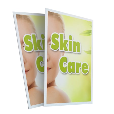 Signmission Skin Care, Plastic Signs Only 24 Inch x 36 Inch, Corrugated Plastic, 2PK CSB-2436-2PACK-Skin Care
