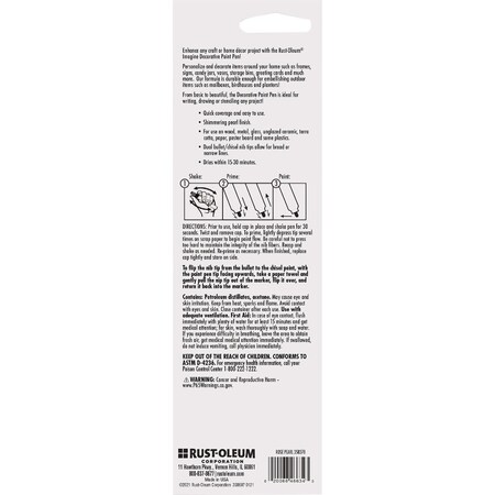 Rust-Oleum Imagine Rose Pearl Decorative Paint Pen 358378
