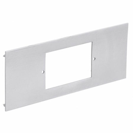 Hubbell Wiring Device-Kellems Metal Raceway, HBLALU5000/HBLALU7620 Aluminum Series, Raceway Bezel Cover, Anodized HBLALU57LPB