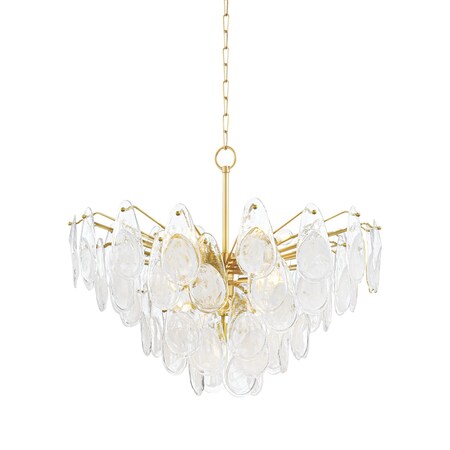Hudson Valley Lighting Darcia 15 Light Chandelier 35.75 In. Aged Brass 8315-AGB