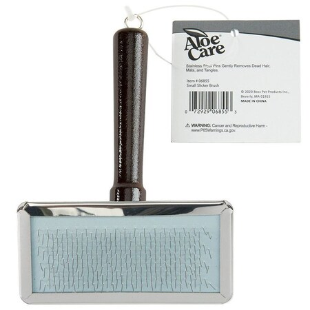 Boss Pet Aloe Care Slicker Brush, Stainless Steel 06855
