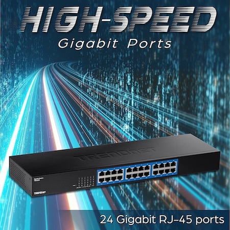 Trendnet 24-PORT GIGABIT SWITCHRACK MOUNT TEG-S25