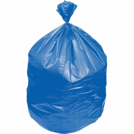 Heritage Eco Blend Max Can Liners, 40 to 45 gal, 0.8 Mil, 40in. x 46in., Blue, 150PK L8046TX ER1