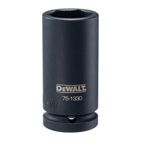 Dewalt Deep Impact Socket, 3/4 IN DR, 1-1/8 SAE DWMT75133OSP