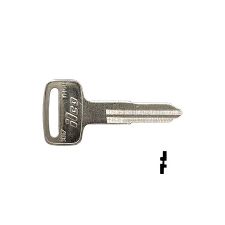 Ilco Unican Yamaha Key Blank YH48, 10PK X117
