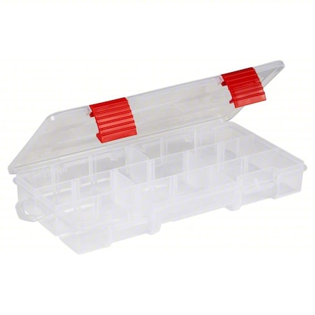 Plano Compartment Box with Plastic, 1 1/4 in H x 5 in W PLASV350