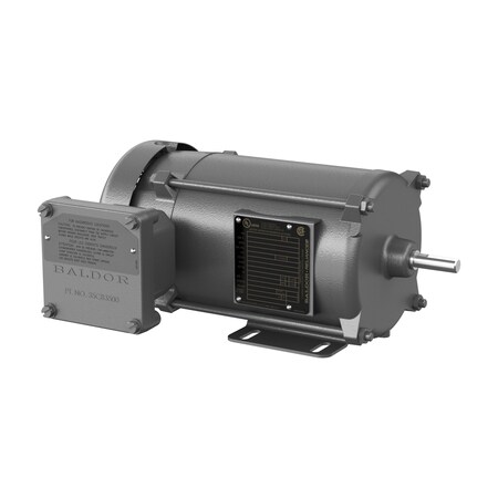 Baldor-Reliance 1/2 HP, 1800 RPM, Three Phase, 208-230/460V, 60HZ, XPFC, 48, F1 XM040542A