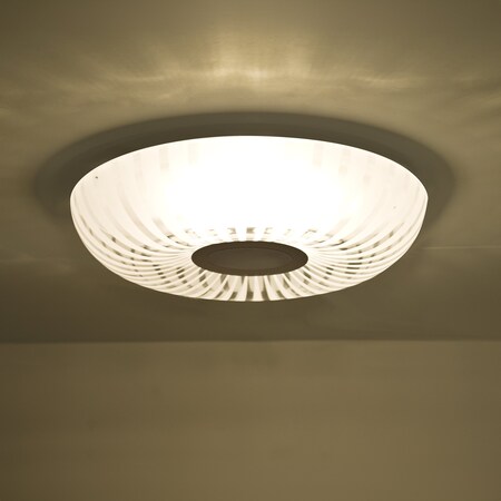 Besa Lighting Spira 10 Ceiling, Clear, Bronze, 1x10W LED SPIRA10CLC-LED-BR