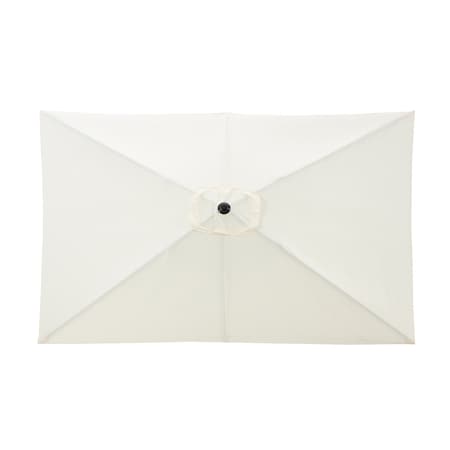 Pure Garden 10 Rectangular Patio Umbrella, Beige 50-LG1277