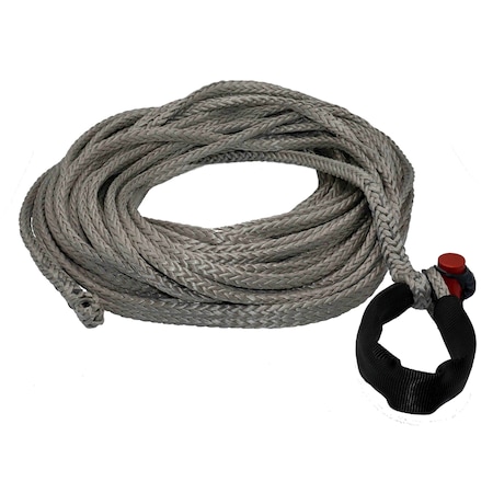 Lockjaw 3/8 in. x 125 ft. 6,600 lbs. WLL. LockJaw Synthetic Winch Line w/Integrated Shackle 20-0375125