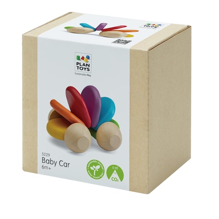 Plantoys Wooden Baby Car Push Toy 5229