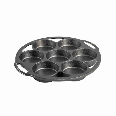 Lodge Seasoned Cast Iron Mini Cake Pan, 7 Impressions, 3PK BW7MCP