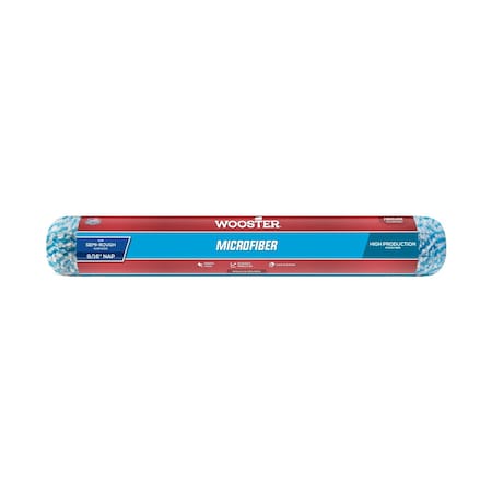 Wooster 18'' x 9/16'' Microfiber Roller Cover R524-18
