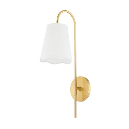 Mitzi Dorothy 1 Light Wall Sconce 4.75 In. Aged Brass H660101-AGB