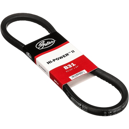 Gates Hi-Power II Classical Section Wrapped V-Belt B31