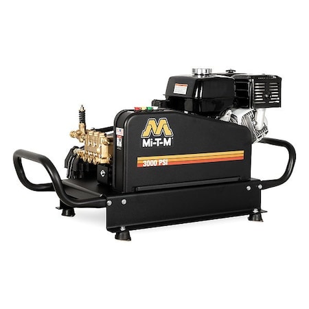 Mi-T-M Gas-Powered Pressure Washer, Skid Mount GTM-3005-H6G0ME