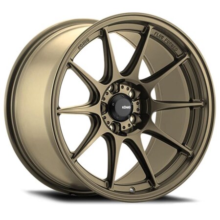Newalthlete 18 x 9.5 in. A Dekagram 5 x 114.3 mm ET35 Wheel, Gloss Bronze NE3839048