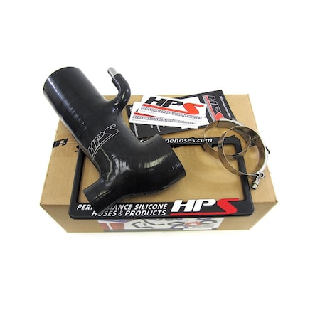 Hps Performance High Temp Reinforced Silicone Air Intake Hose Kit, Black,  57-1294-BLK