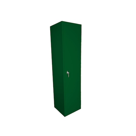 Steel Cabinets Usa Utility Storage Cabinet, 72 in H, 18 in W, 18 in D, Leaf Green, 4 Shelves FS-18-L GRN