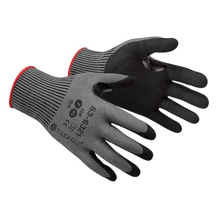 Tilsatec Knit Gloves, White, Full Finger, PR 53-6321-12