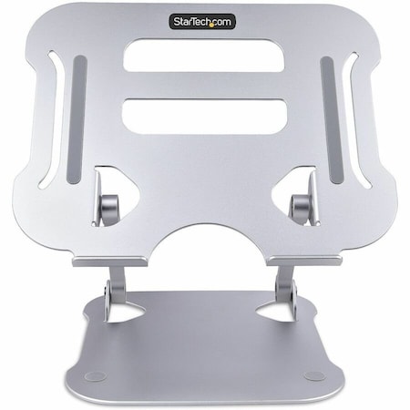 Startech.Com Laptop Stand for Desk - Aluminum - Portable - Supports up to 22lb/10kg - Ergonomic Laptop Stand ADJ-LAPTOP-RISER