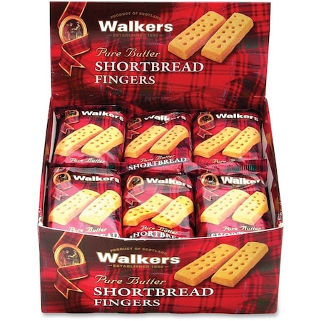 Office Snax Walkers Walker's Shortbread Cookies, Beige, 24PK OFXW116