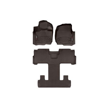 Weathertech Cocoa, Front and Rear Floorliners 471665-1-4