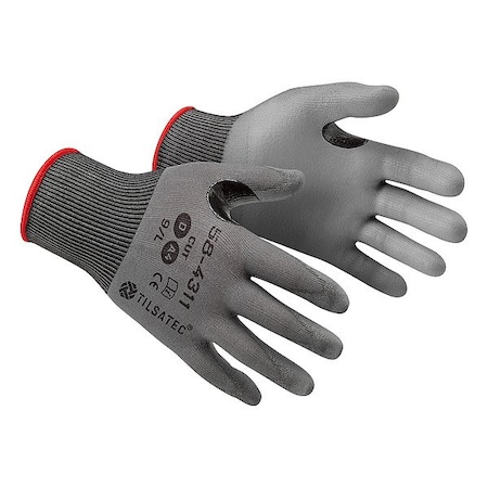 Tilsatec Knit Gloves, White, Full Finger, PR 58-4311-06