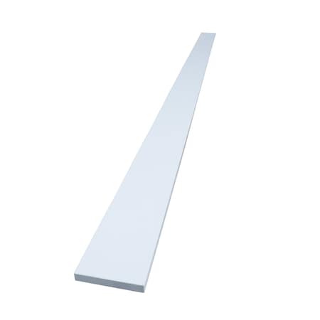 Cambridge Radiance 96 in. W x 4.5 in. H Slab Toe Kick in White Gloss TK96-WG